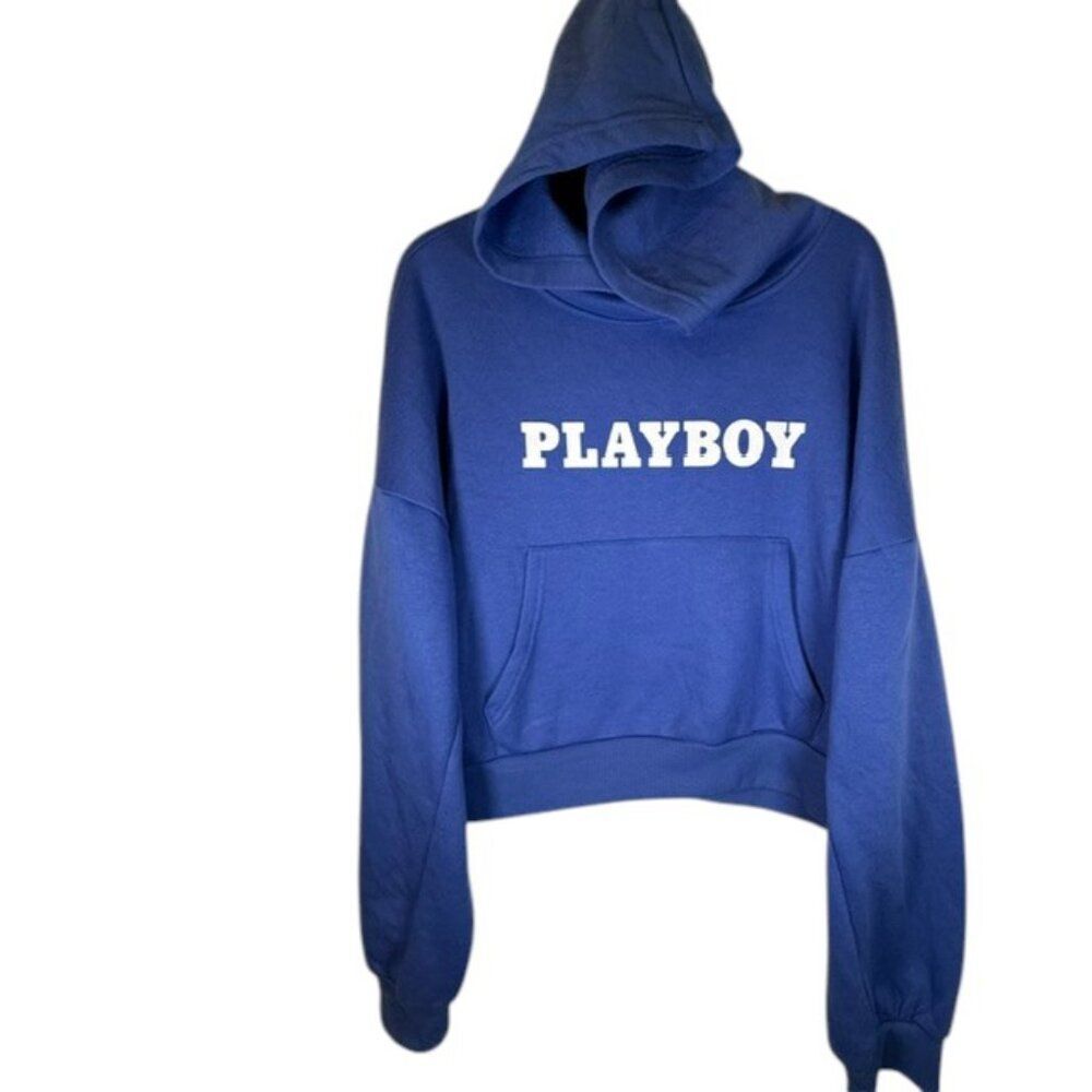 Playboy Royal Blue Hoodie  Womens Size XL